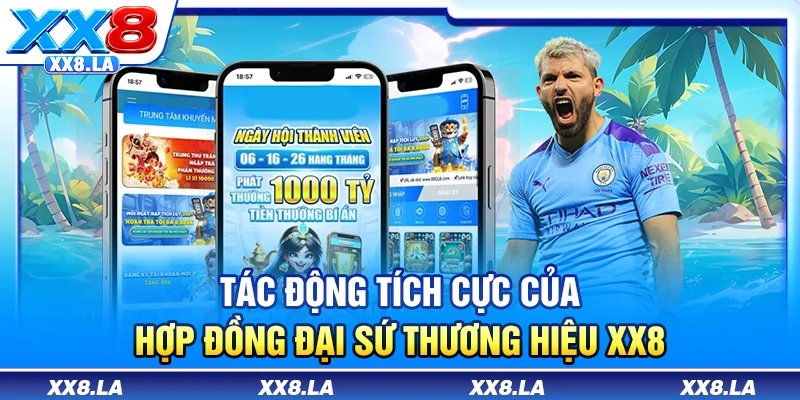 Tác động tích cực của hợp đồng đại sứ thương hiệu XX8